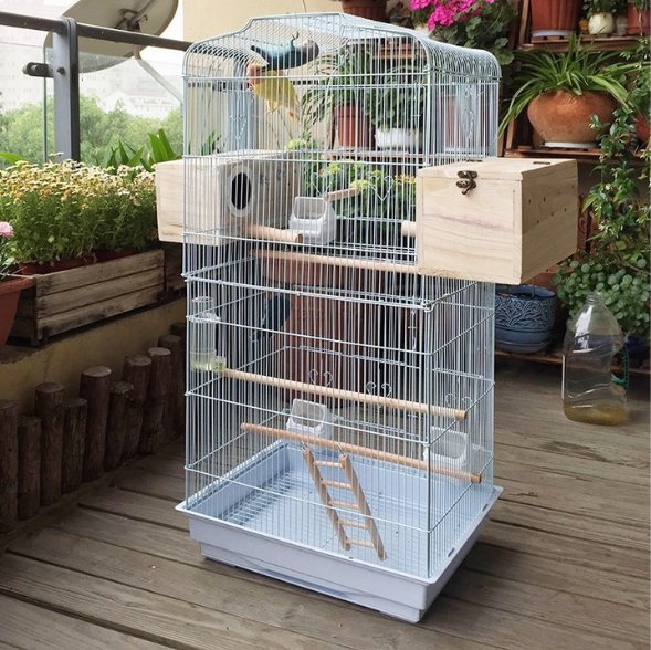 鸟笼大全鹦鹉笼子玄凤鹩哥虎皮新款大号家用鸟笼