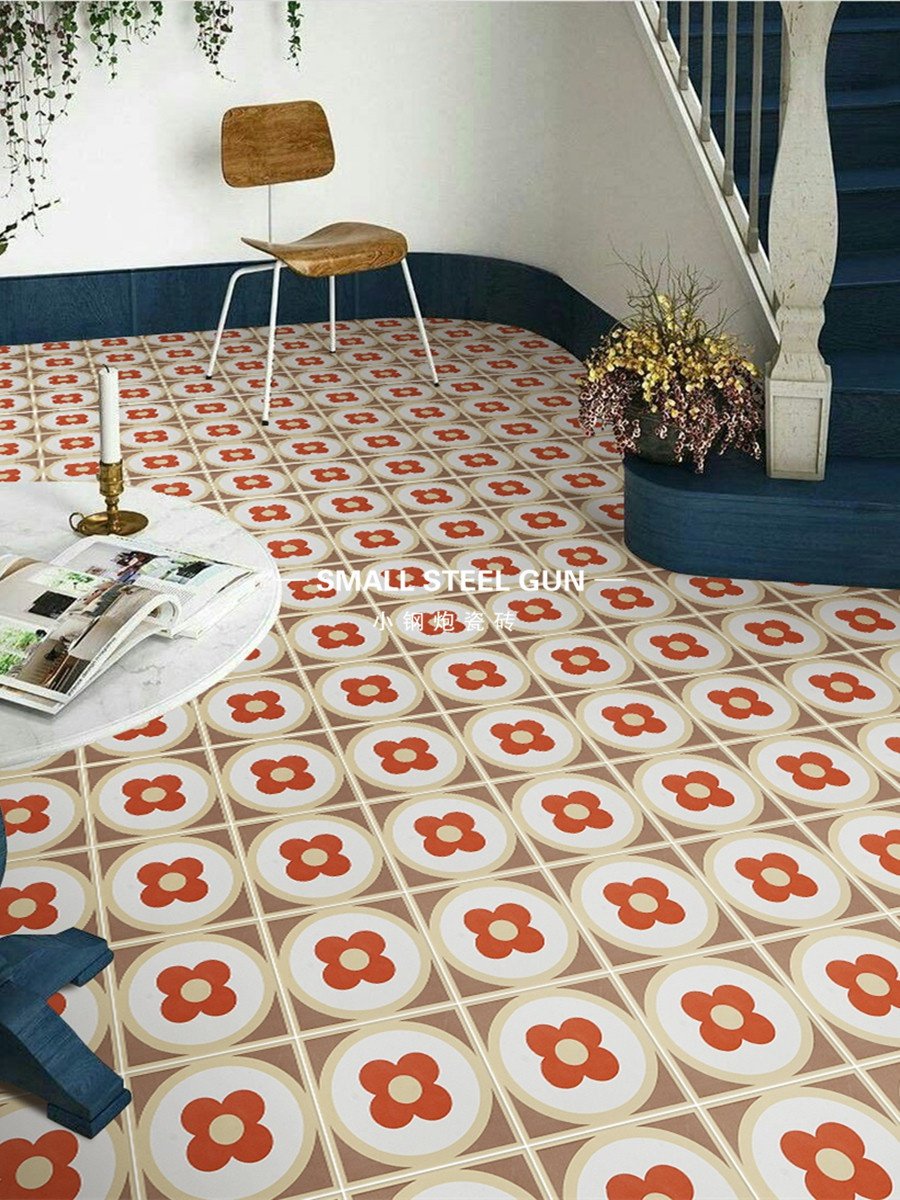 卫生间瓷砖清新北欧防滑砖砖阳台背景厨房玄关花片