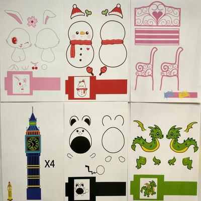 纸膜3d打印笔画画册电子儿童3d涂鸦立体涂鸦笔
