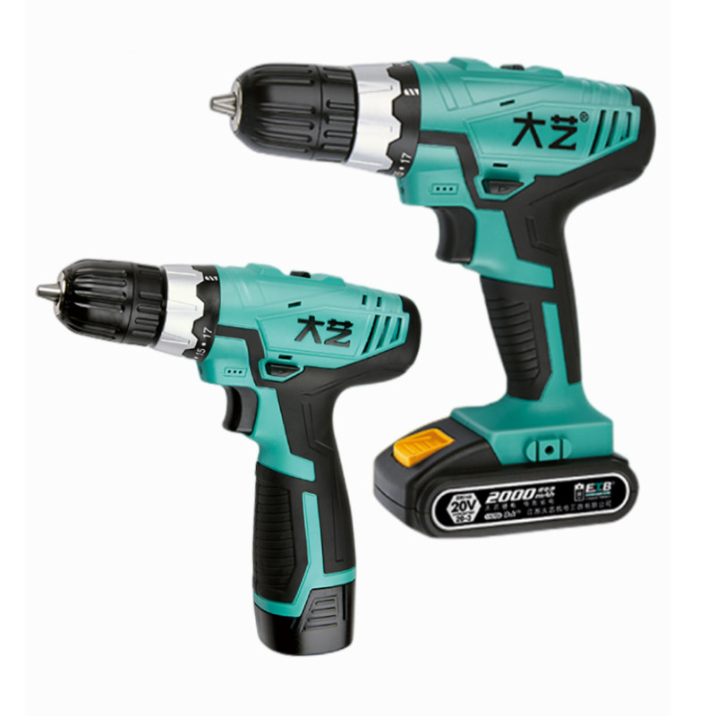 电钻充电手电大艺电动螺丝刀无刷手钻冲击手枪电钻