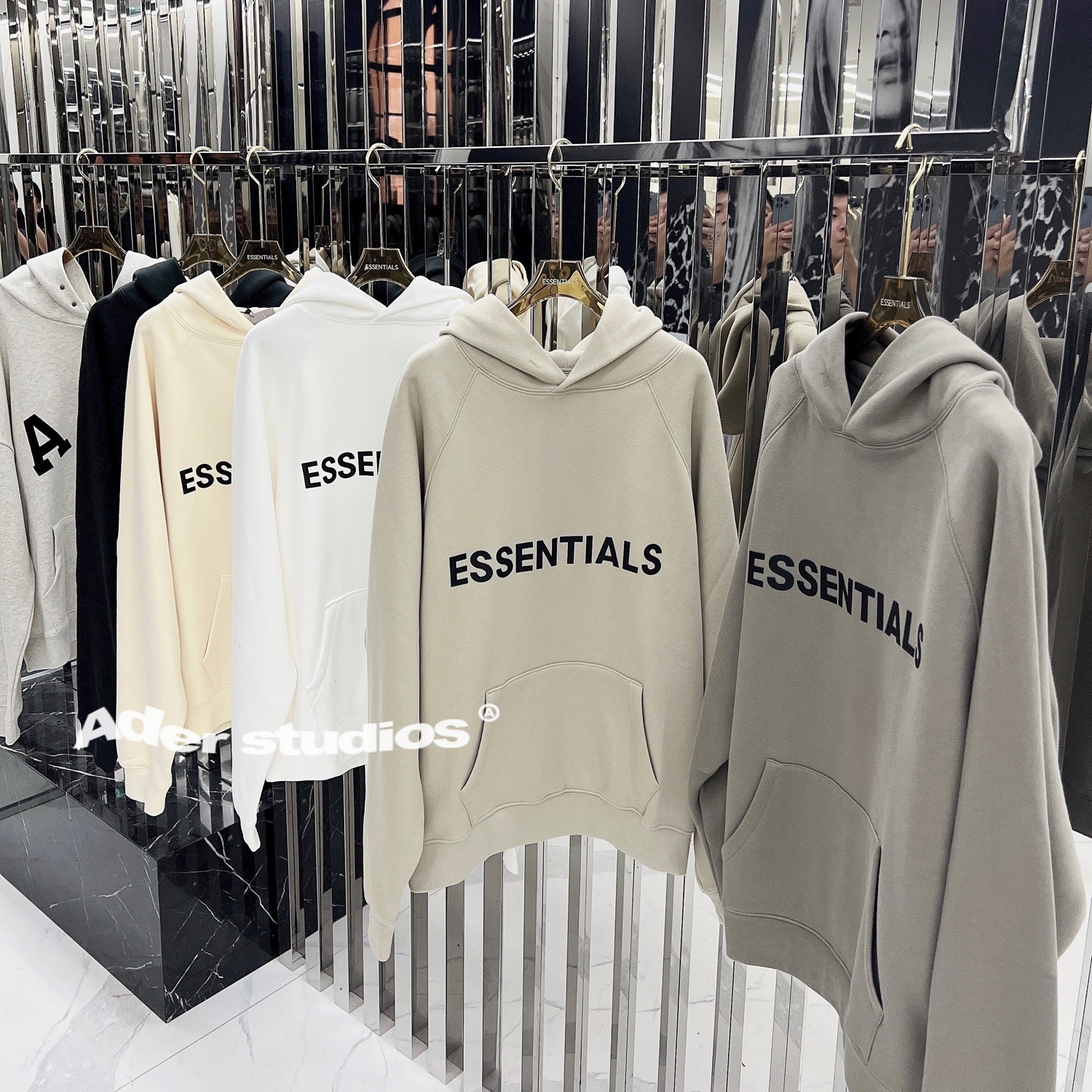 专柜渠道fog复线essentials潮牌宽松连帽oversize情侣卫衣