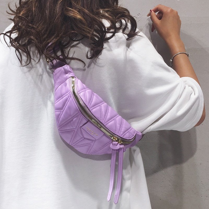 秋冬百搭女士网红胸包斜挎ins时尚小清新新款胸包