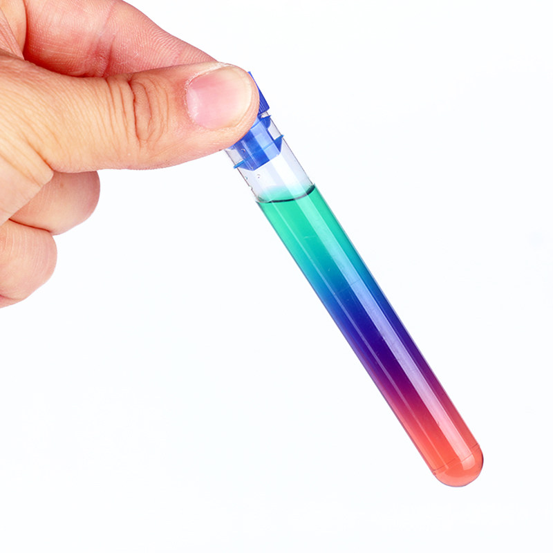 幼儿园小中大班区实验器材彩虹试管可食用颜色色素科学实验