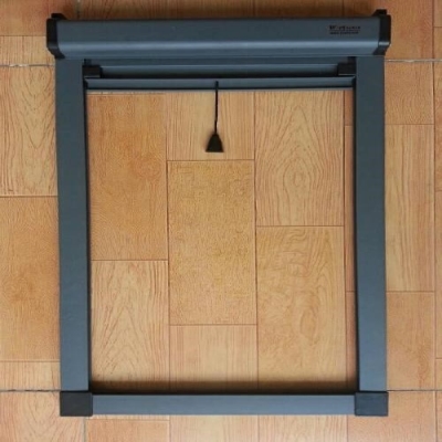 定制防尘通风固定更换卧室边框上下收缩纱窗纱窗