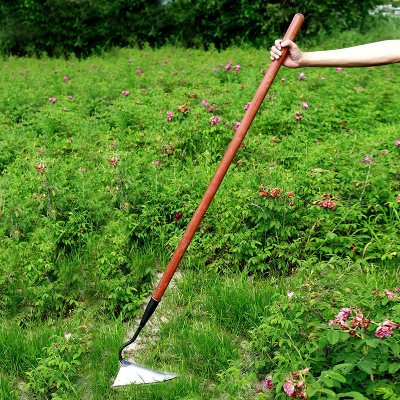 锄头开沟三角农用工具起垄施肥挖土开荒鹰嘴锄头
