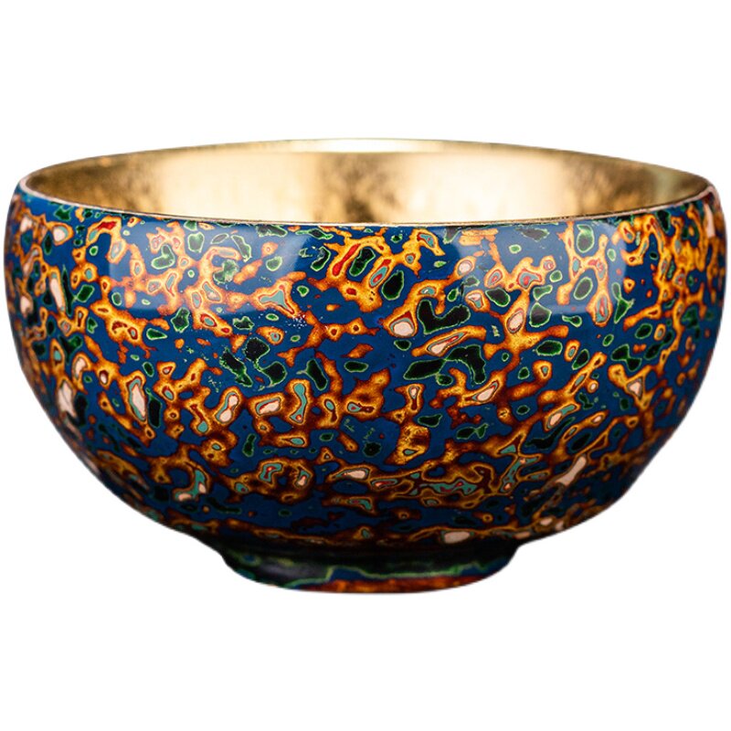 大师艺术高端国风漆器茶具手工天然大漆紫砂茶杯