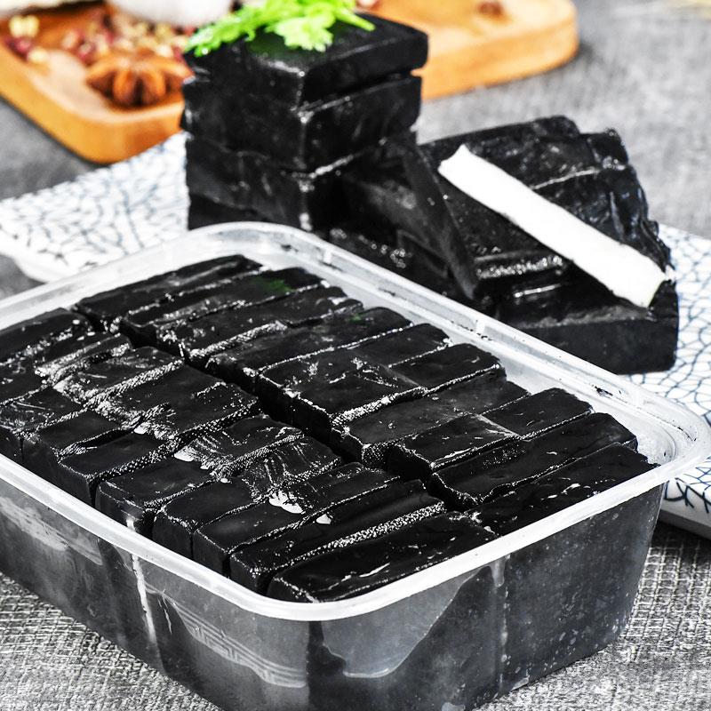 长沙臭豆腐干黑色臭干子正宗湖南特产小吃生胚油炸休闲零食