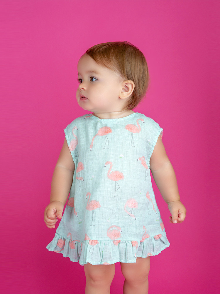 honeymelonbaby甜心心安蒂尔宝宝连衣裙婴儿服饰连衣裙