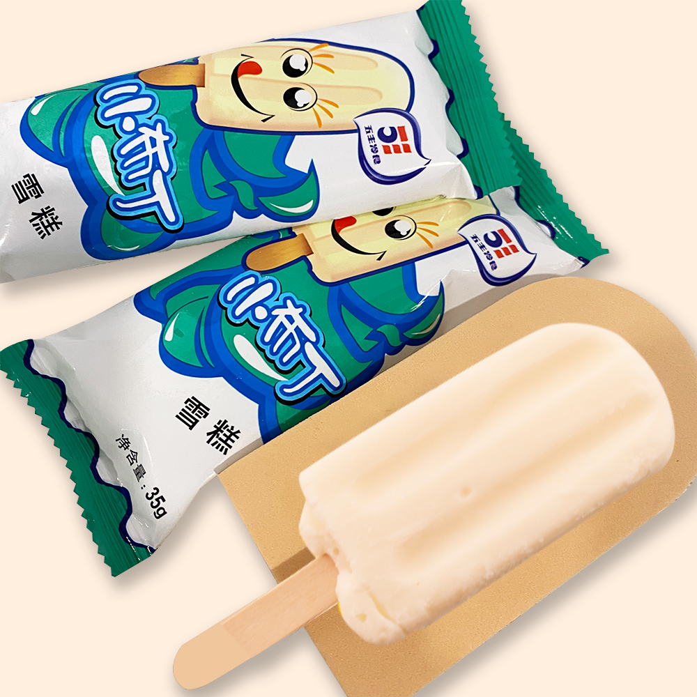 五丰小布丁雪糕35克18支冰淇淋