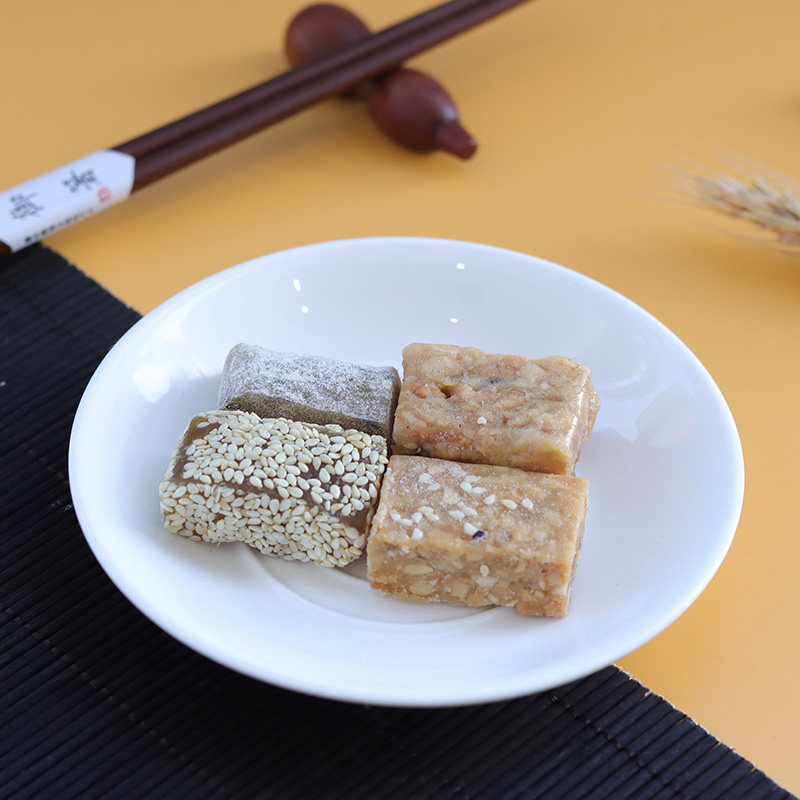 香糖双喜靖海豆辑乌芝麻豆辑南糖仁四锦潮汕传统中式糕点