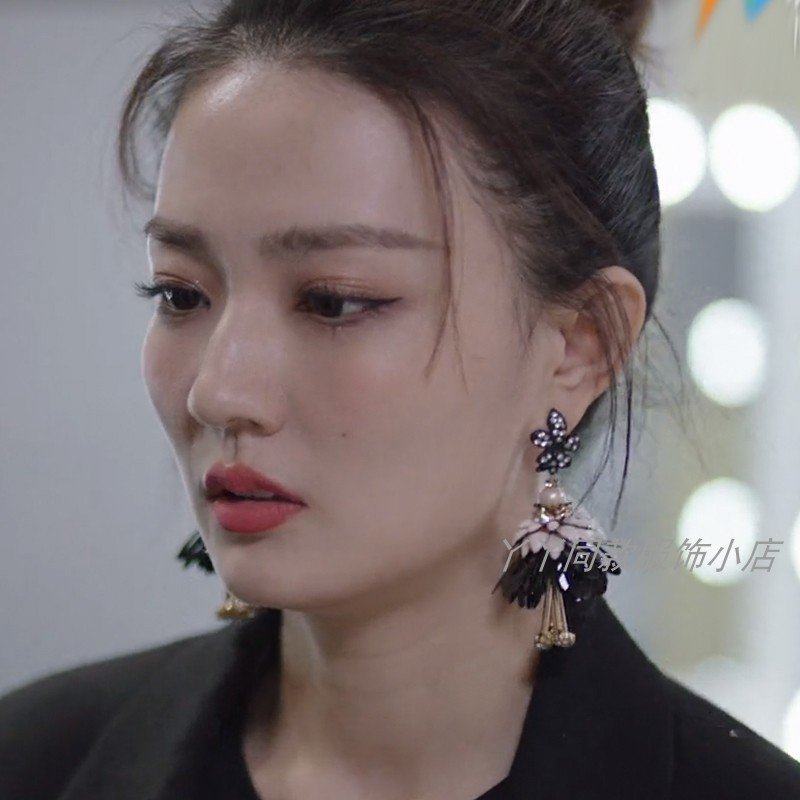 良辰美景好时光徐璐梁辰同耳环时尚个性耳坠耳饰新款耳环