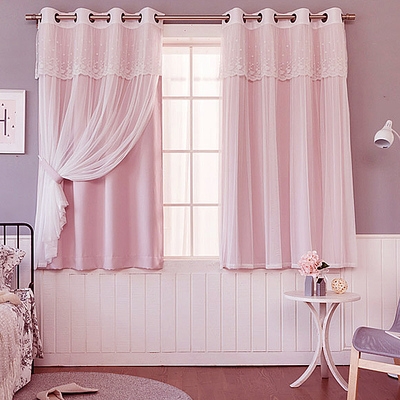 半帘帘布女双层带定制窗帘功效与作用/价格/好不好/哪里买/效果/多少