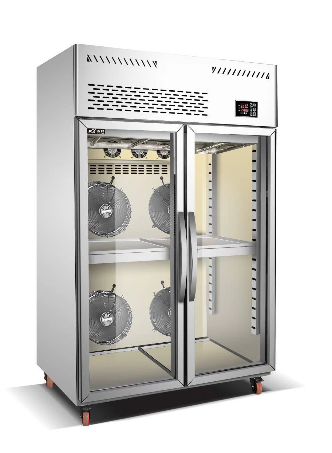 风干机鸭胚晾鸭柜烤鸭抽湿烘干冷藏保鲜吹鹅皮箱保鲜柜