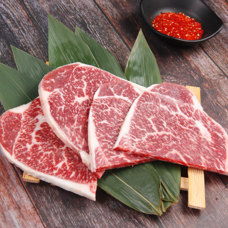 澳洲进口m9级保乐肩日式烧烤套餐烤肉肉食牛肉卷