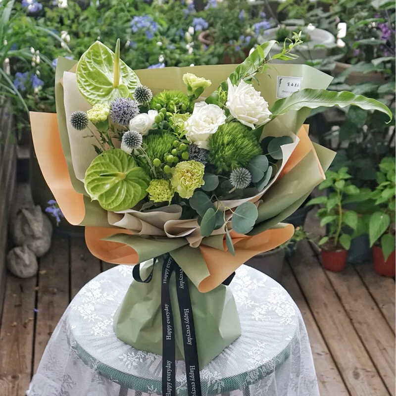 教师节鲜花全国速递石竹混搭花束生日纪念日乔迁永生花