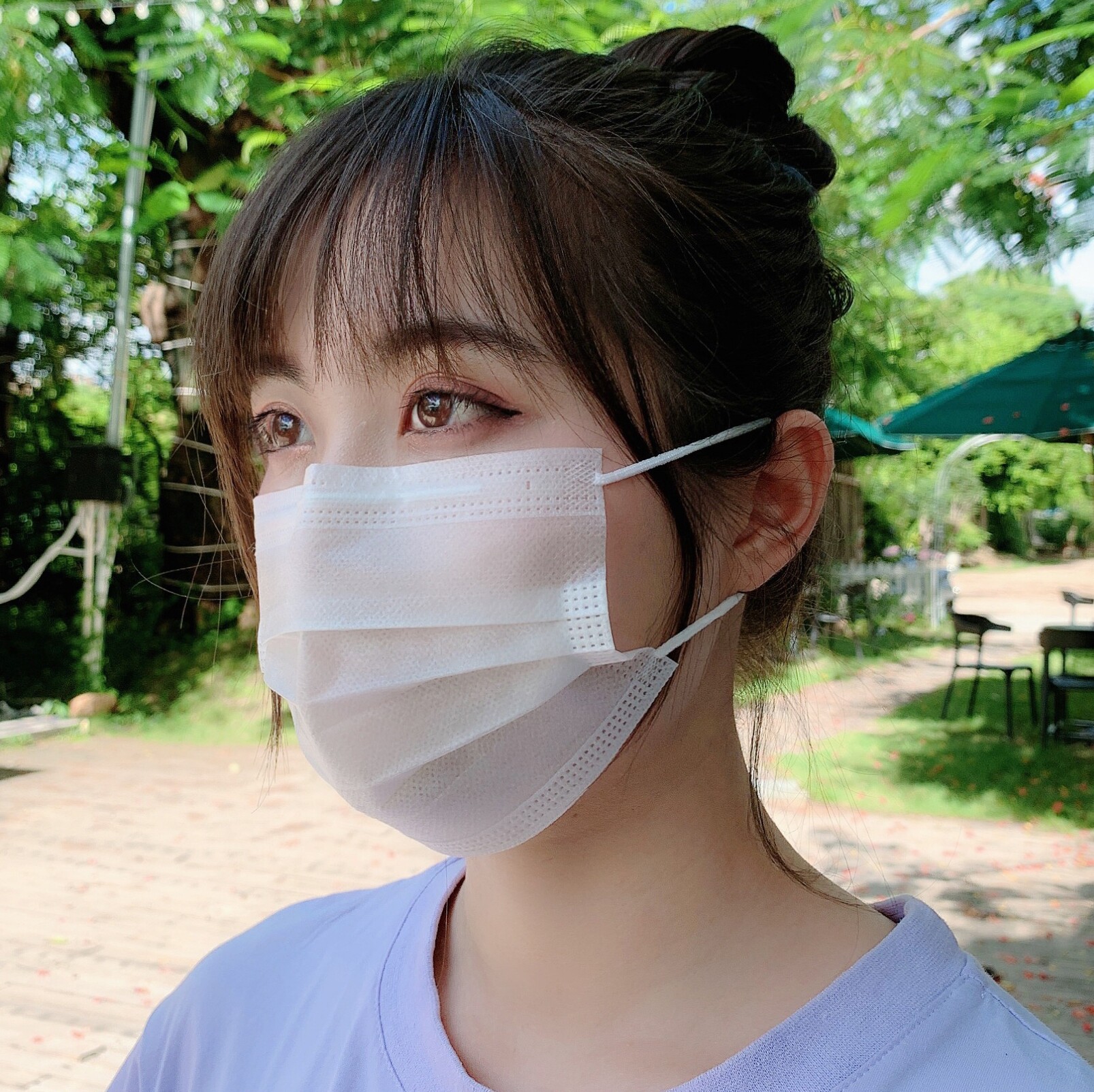 100只口罩夏季薄款二一一层单层超薄透气一次性口罩