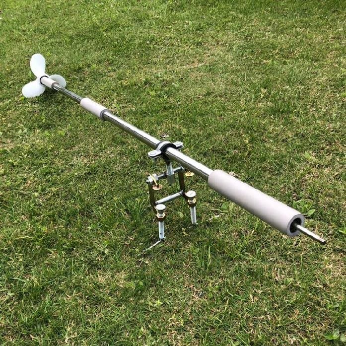 电钻船桨推进器船用挂浆12v塑料船外机螺旋大功率钓鱼船推进器