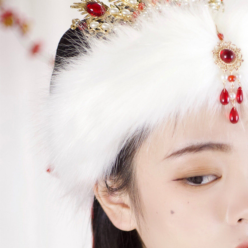 繁华似锦古风民族风复古古汉配饰头饰抹额卧兔发凤凰发饰
