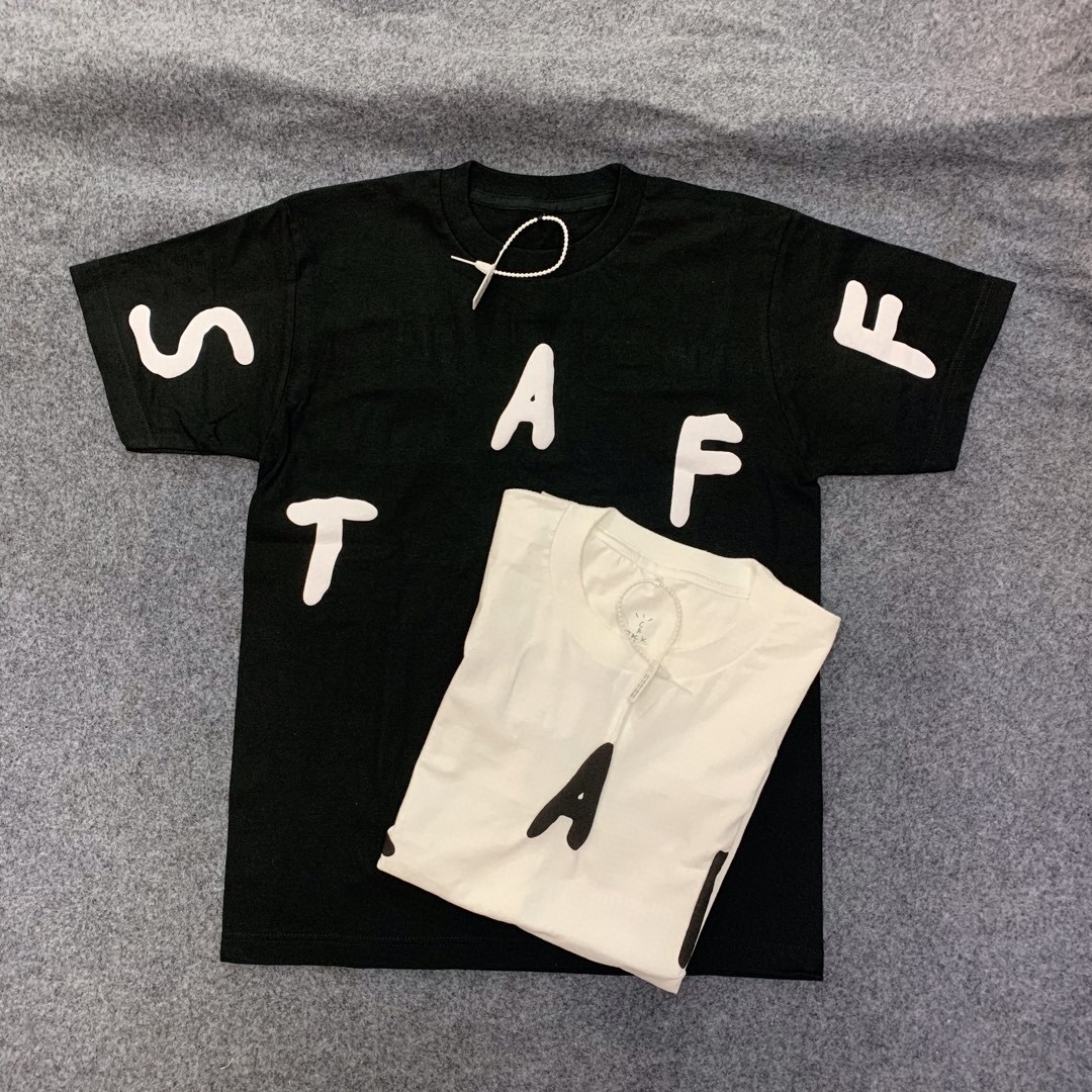Travis Scott Cactus Jack Festival Staff Tee  说唱巡演短袖T恤