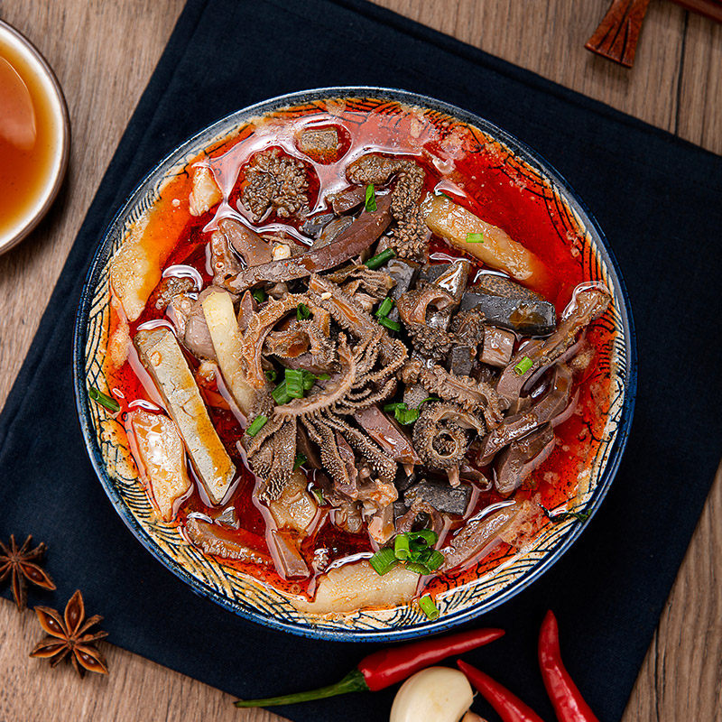 阳坊胜利老北京香辣羊杂350g3盒杂碎熟食羊汤其它