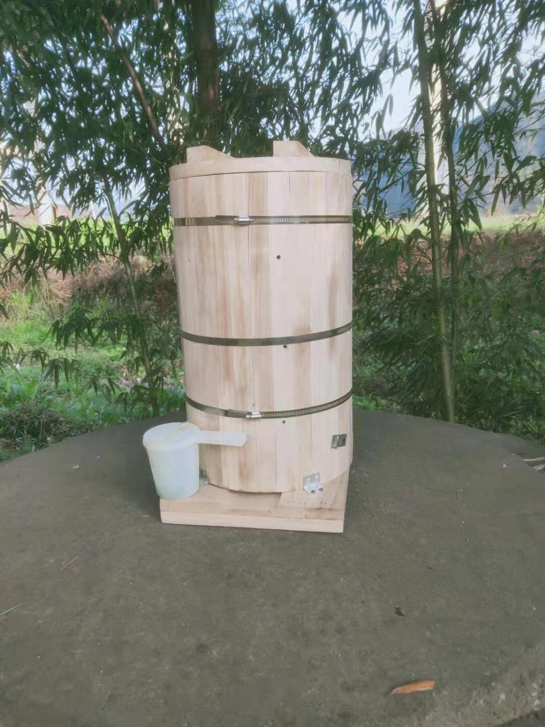 中蜂土养蜂蜂箱蜂桶不煮蜡桐木蜂桶竖养诱蜂蜂桶养蜂工具竖养
