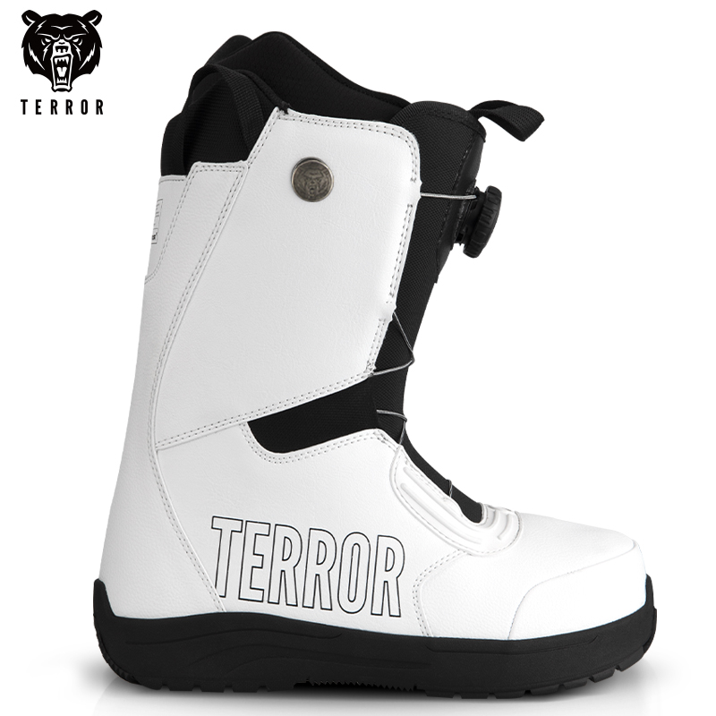 TERROR钢丝扣单板滑雪鞋男快穿雪鞋女减震防滑保暖全能板专业装备