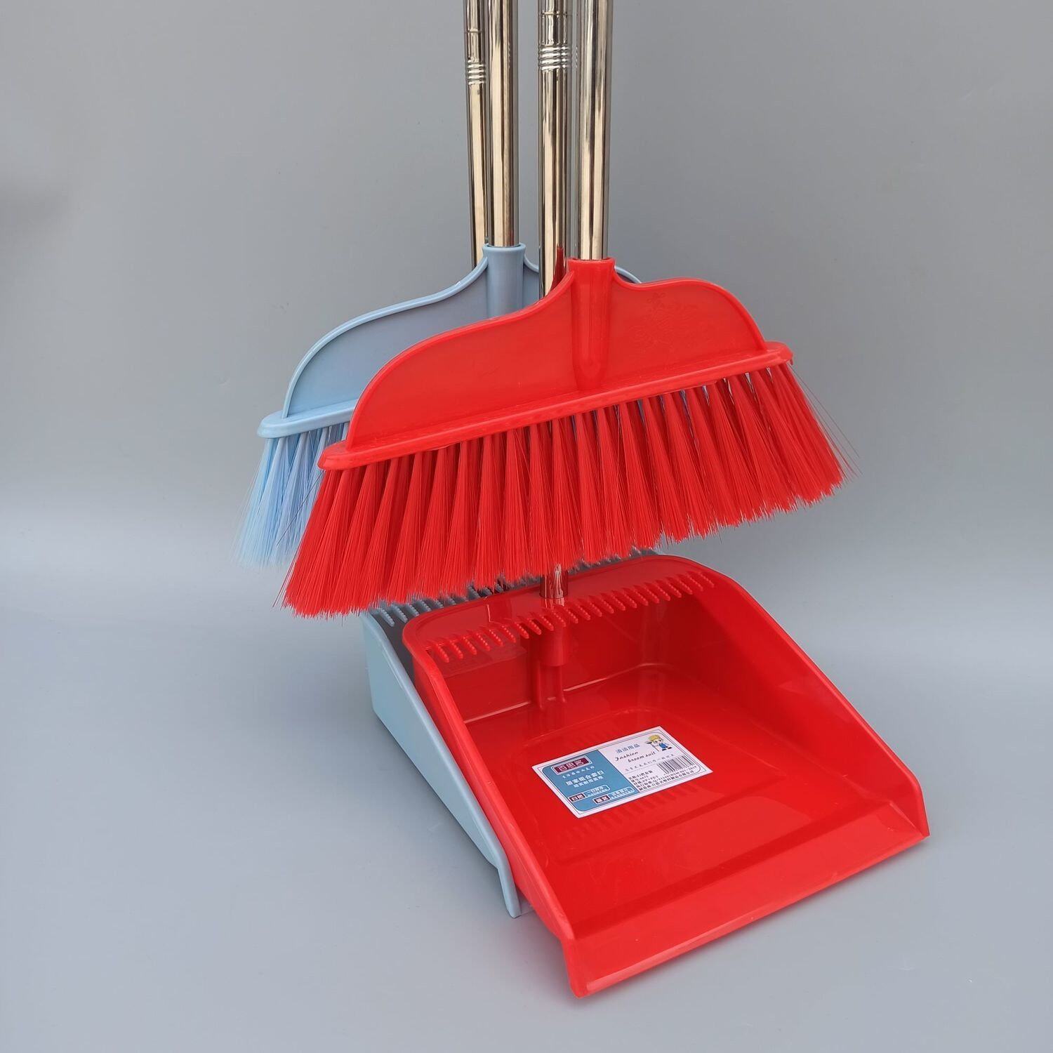 扫把套装品质家居4排软毛套扫不破锯齿簸箕扫把