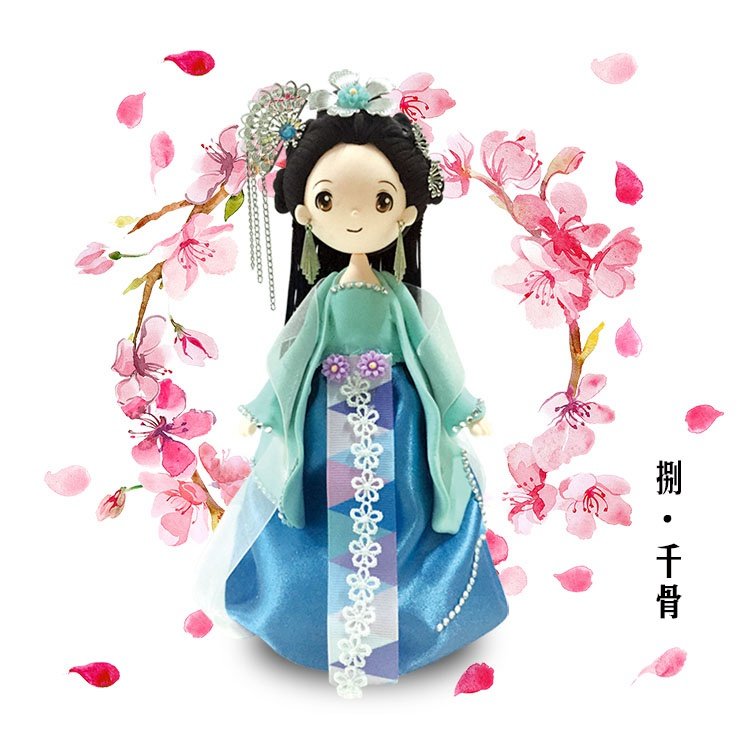 黏土古代古装公主彩泥手粘土材料人偶民族diy粘土