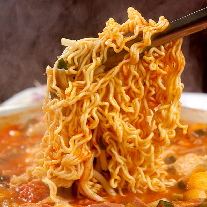 韩国进口方便面不倒翁面饼部队火锅拉面餐饮面条冲泡方便面