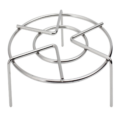 家用不锈钢蒸笼圆形蒸蛋架电饭锅内蒸架子隔水高脚蒸菜架餐具笼