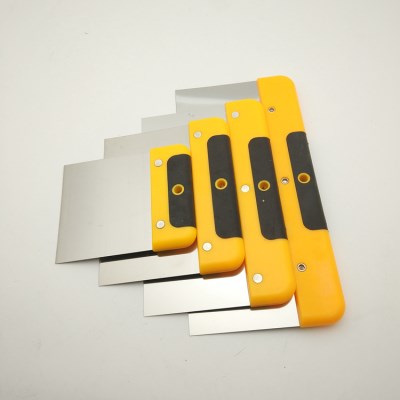 涂料装潢刀刮油灰工具4寸抹灰腻子原子补墙油灰刀