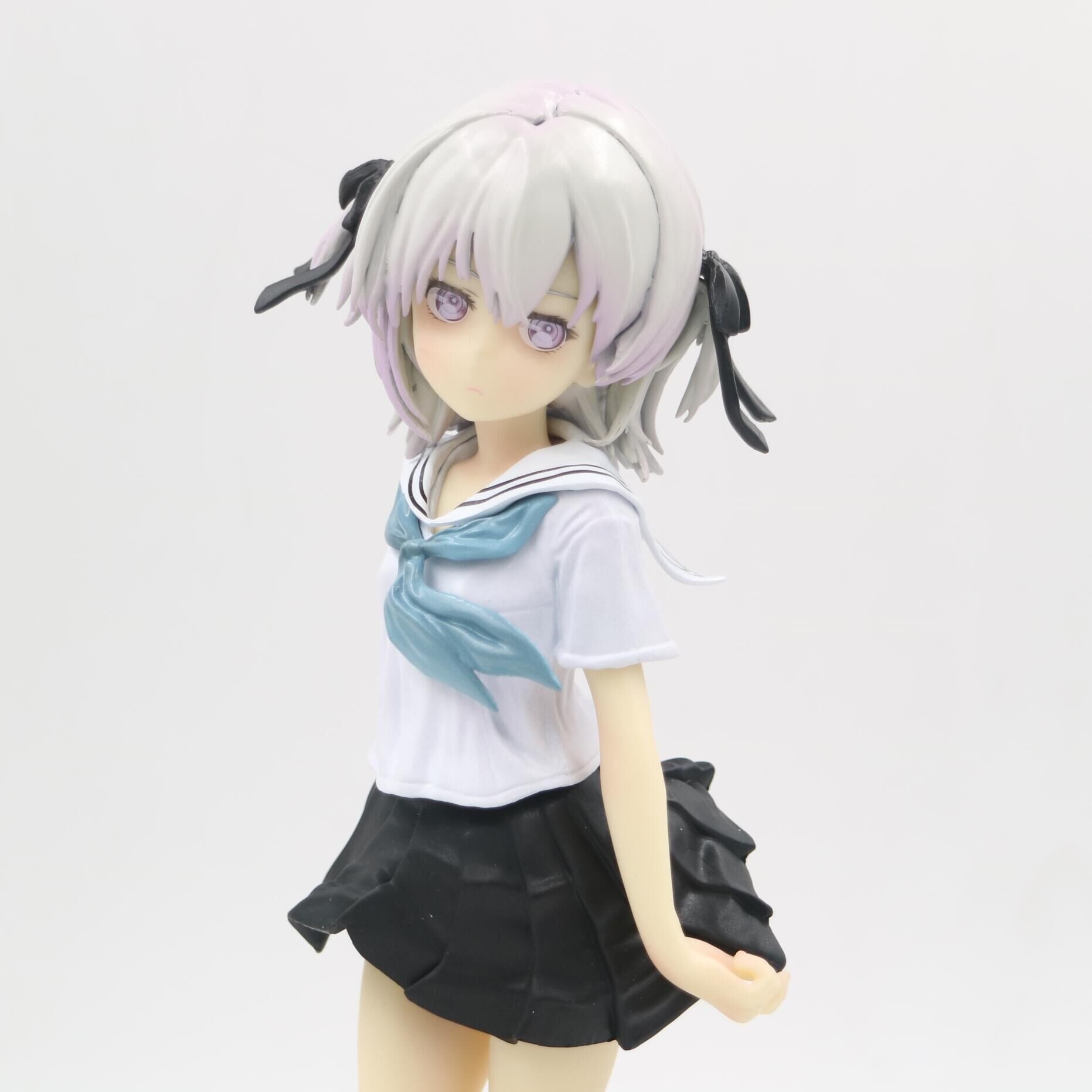 手办动漫原画校服真白五分之一站姿模型盒装摆件手办