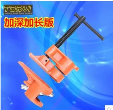 f夹管夹器4分6分1寸加厚固定水管夹重型夹木工拼板夹子夹具g