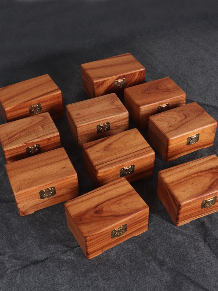 香樟木小盒子结婚箱复古衣箱全实木老木料全樟木婚嫁箱小樟木箱