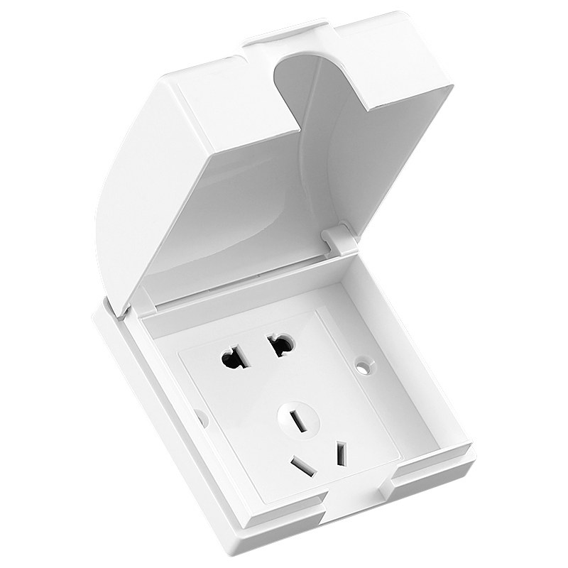 防水插座浴室洗手间插销保护插板暗装阻燃墙壁防溅盒