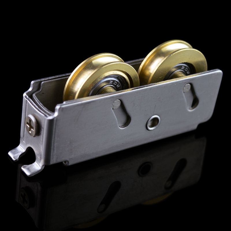 门窗2000窗户轮滑轮推拉窗铝合金757配件双轮不锈a型788轮子推拉