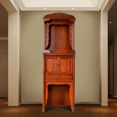 佛龛神柜供桌供台实木门神楼神台观音财神家用佛柜