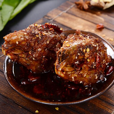 麻辣兔头四川自贡特产美食冷吃兔即双流老妈兔子兔肉熟食零食手工食品