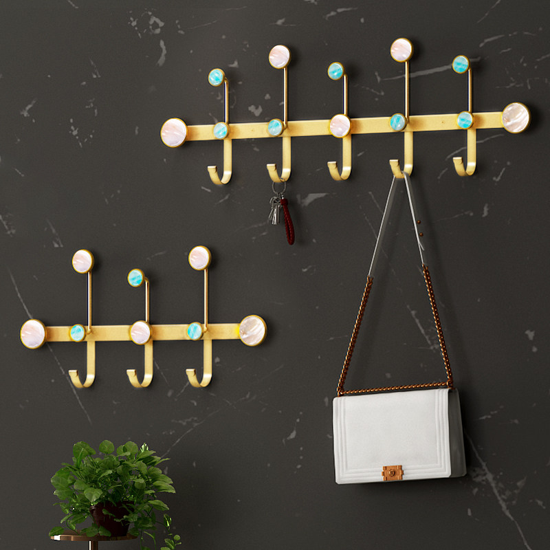 挂钩进门玄关免打孔创意门口轻奢衣帽钩卧室墙壁挂衣架墙上挂衣钩