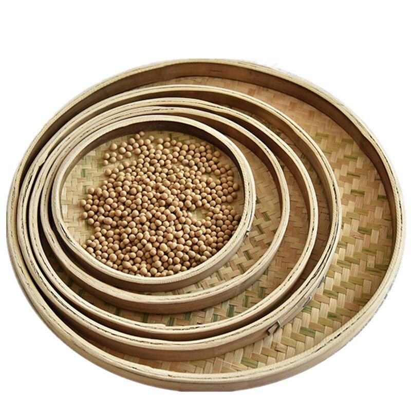 竹编竹制品农用簸箕茶叶背篓手提菜篮子老式箩筐购物篮