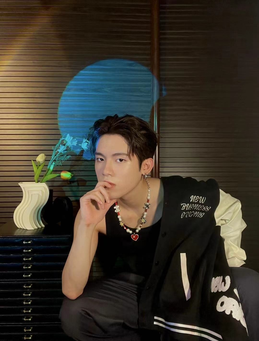 salutenbostore笑脸筹码爱心珍珠钻石情侣项链潮牌王嘉尔项链