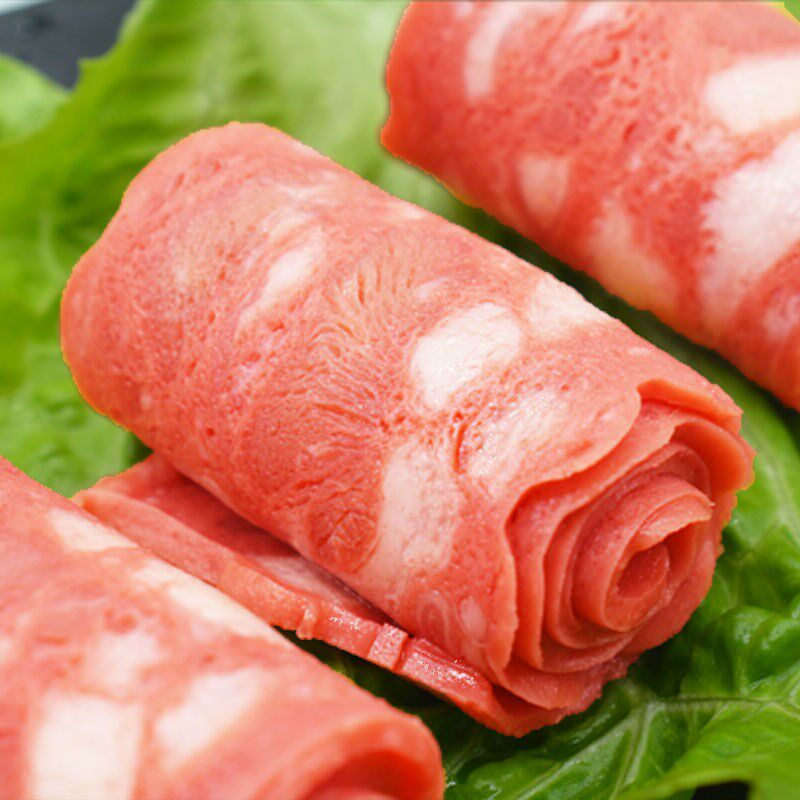 肉片培根早餐家用烧烤雪花4斤火锅麻辣烫食材培根