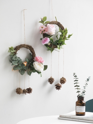 捕梦网幼儿园吊饰挂饰风铃森系梦铃补铺网捕能网空中吊饰