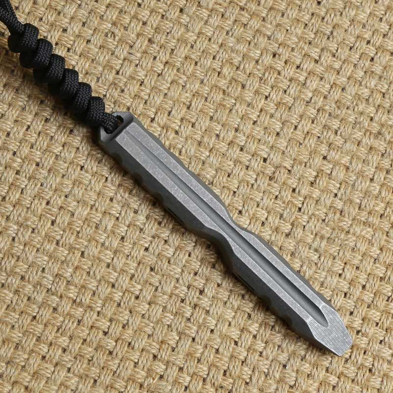 新迪迪科尔tc4钛合金撬棍撬棒户外求生生存防身多功能组合工具