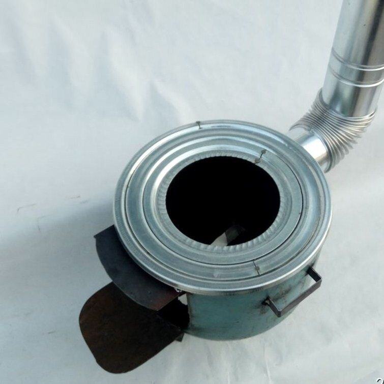 火炉柴火乐烤农家乐农家移动式煤气罐改装无烟煤无烟野餐炉具