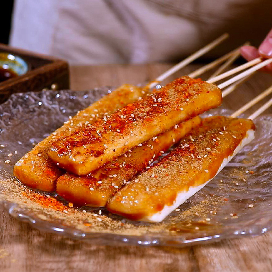 年糕韩式网红脆皮商用烧烤油煎煎煮专用宁波年糕