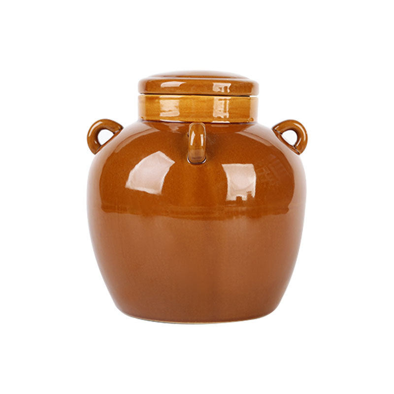 坛子大口陶瓷泡菜老式腌菜酱菜咸鸭蛋土陶陶罐密封罐