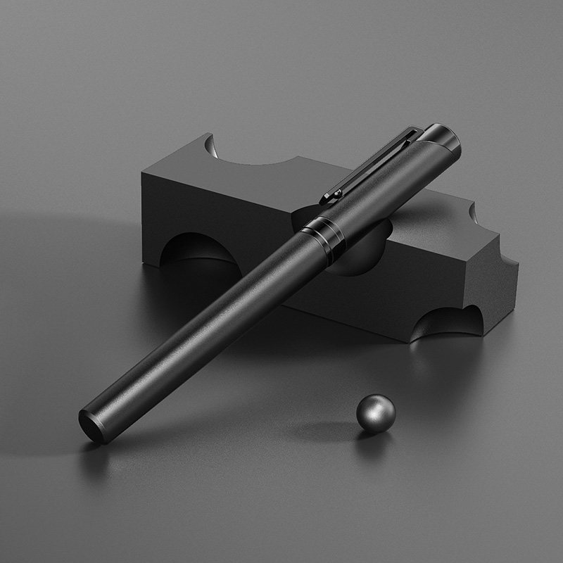 笔下黑耀镀金钢笔文创意高档商务办公男士礼品钢笔配墨水礼盒套装