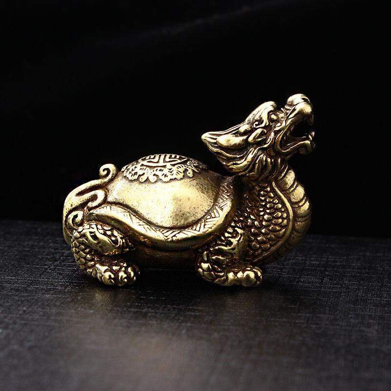 圣匠2020纸辟件镇手把玄武镇精工摆件招财龙龟摆件