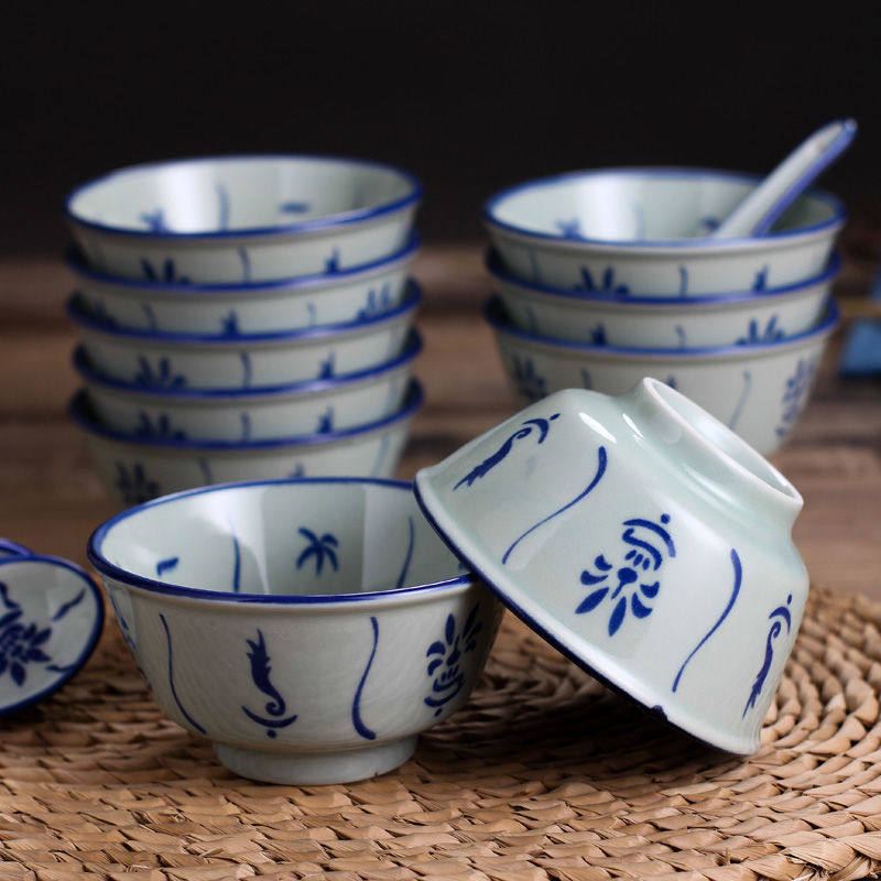 新陶瓷耐高温家庭直销工厂潮州防霉卫生中式鸡公碗碗